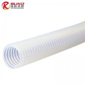 PTFE Corrugated Tubing | Flexible Chemical & High-Temp Resistant Hose