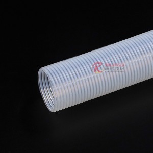 SUKO PTFE Inner Flat Outer Corrugated Tube for Chemical Industry Fluid Transfer