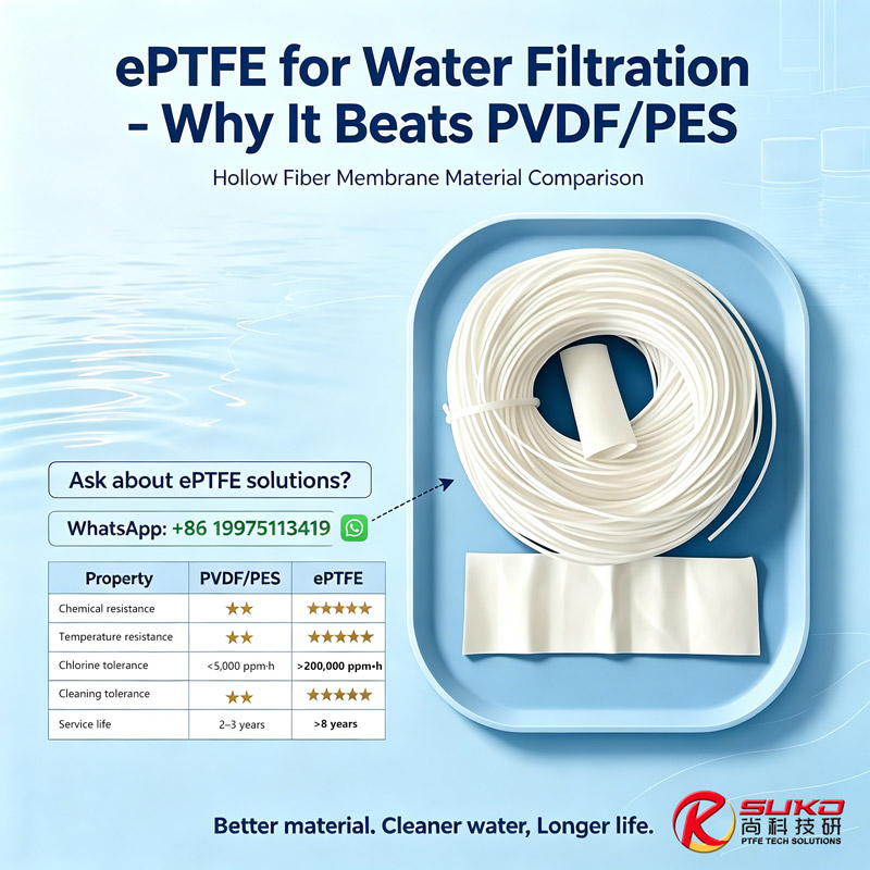 How to Choose Hollow Fiber Membrane Material? PVDF, PES or ePTFE? – 7 Questions Customers Ask Most