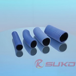 Double Wall Conductive PTFE Corrugated Hose for Semiconductor Applications