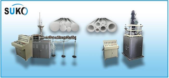 Horizontal PTFE Extruder